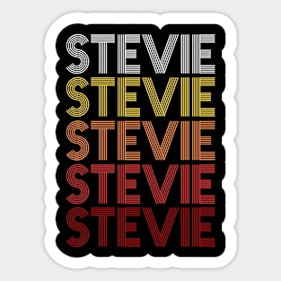 Funny Stevie First Name Vintage Stevie Sticker